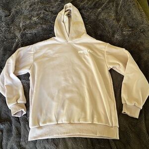 White fox cream jumpsuit